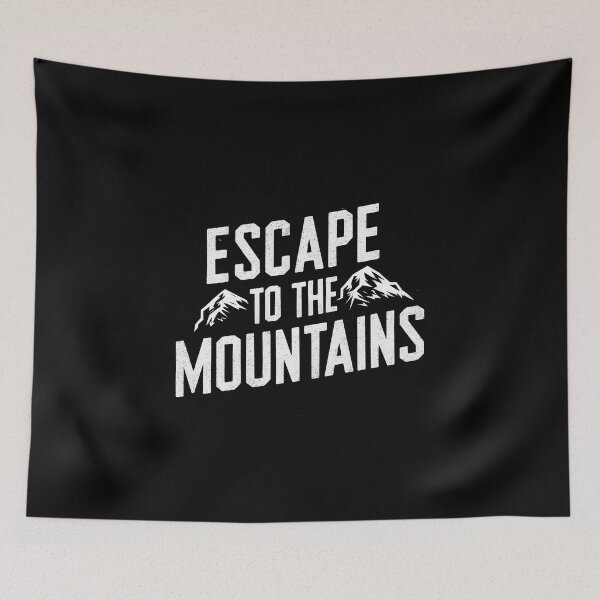 Item preview, Escape to the mountains in adventure designed and sold by Be-Adventurous.