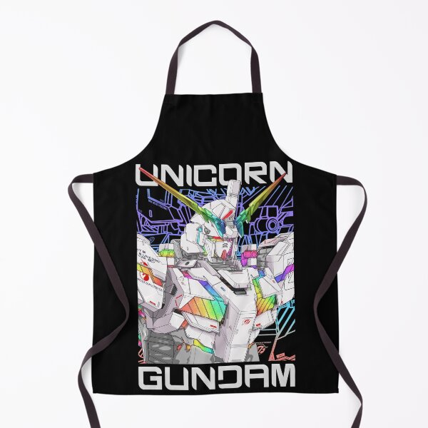 Item preview, White Rainbow Unicorn Gundam Art - Anime Mecha Design designed and sold by deveerei.