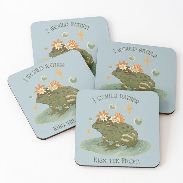 Item preview, I Would Rather Kiss the Frog designed and sold by BakaDoodles.