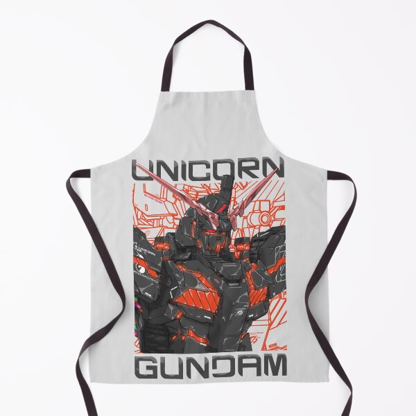Item preview, Black Red Unicorn Gundam Art - Anime Mecha Design designed and sold by deveerei.