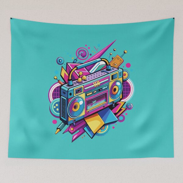 Item preview, Booming Boombox Beats designed and sold by SebTees.