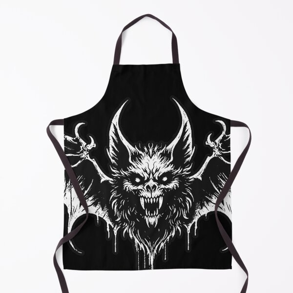 Item preview, Dark Art Bat Beast Horror Helloween Skull Grunge Vintage Style Black White designed and sold by MORSPECTIVE.