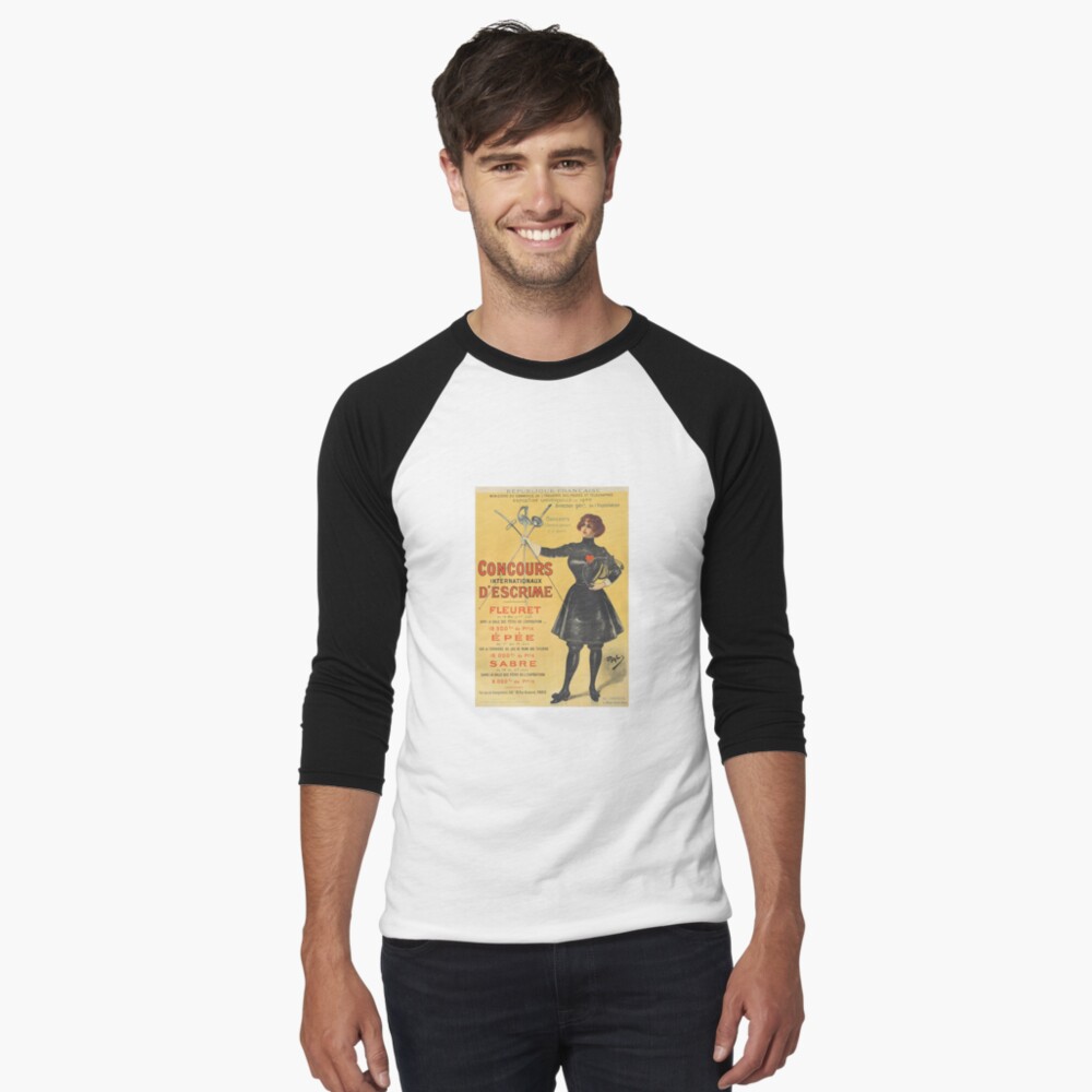 Item preview, Baseball ¾ Sleeve T-Shirt designed and sold by juiceboxvintage.