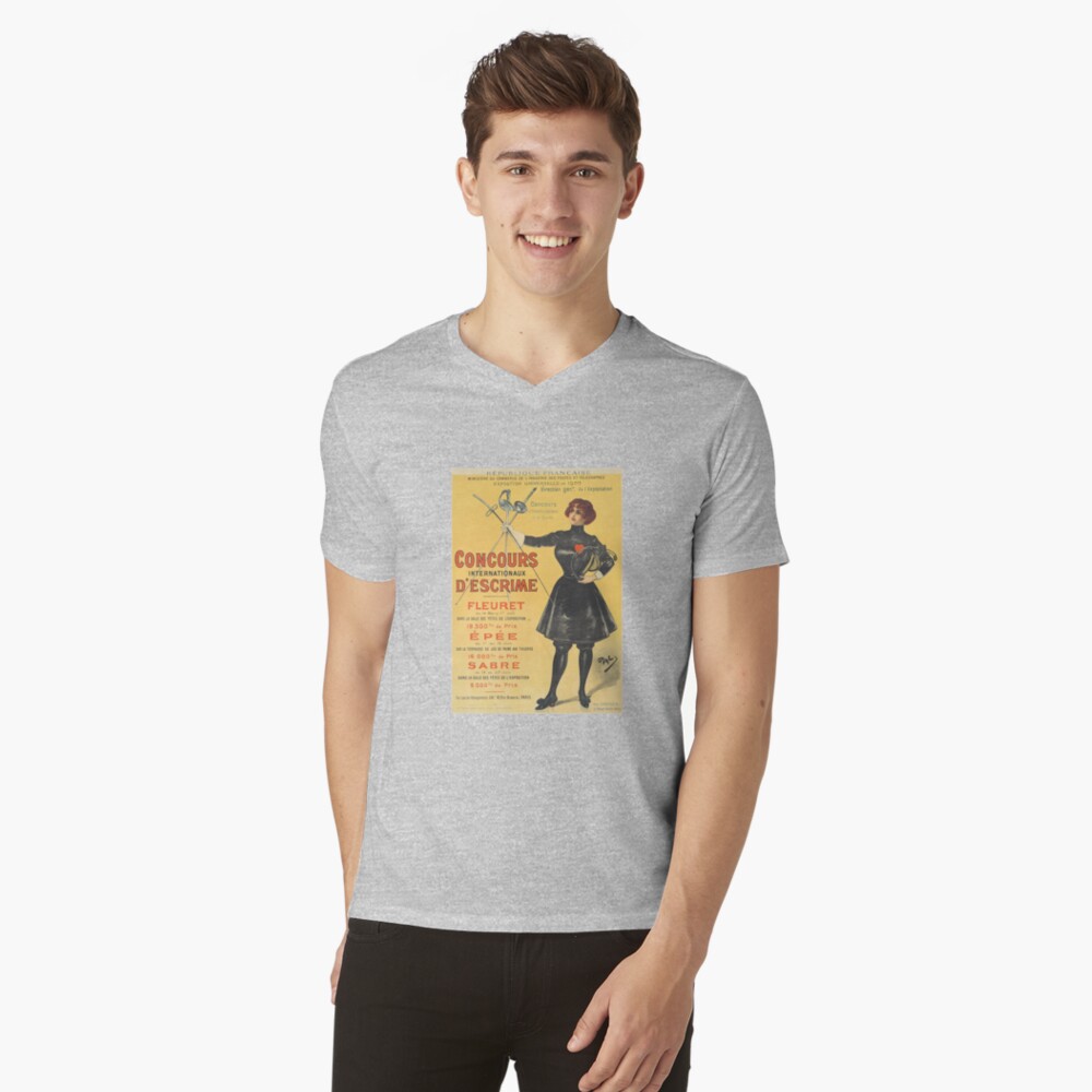 Item preview, V-Neck T-Shirt designed and sold by juiceboxvintage.