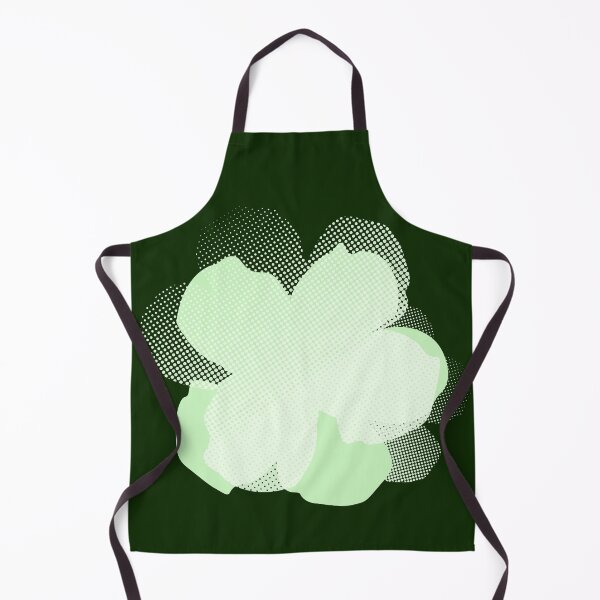 Item preview, Pop flowers pistachio blue designed and sold by ladstudio.