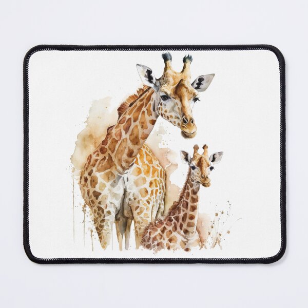 Item preview, Mom and baby giraffe designed and sold by Clverdesign.