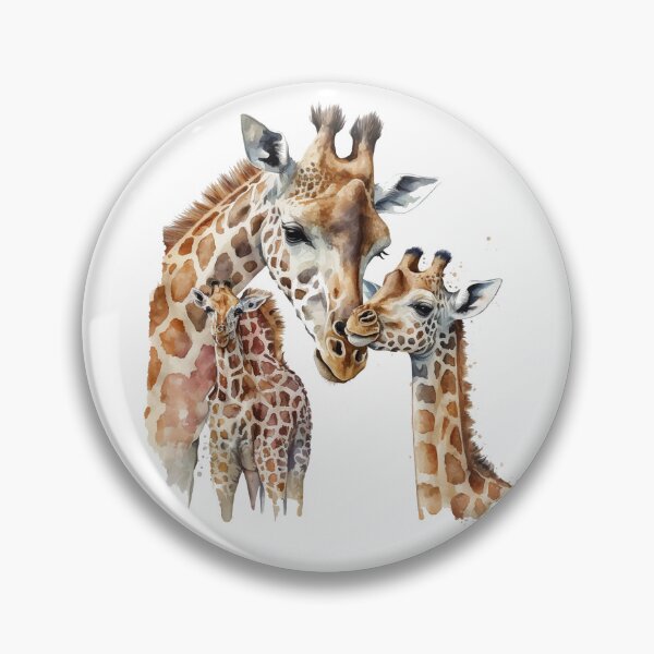 Item preview, Mom and baby giraffe designed and sold by Clverdesign.