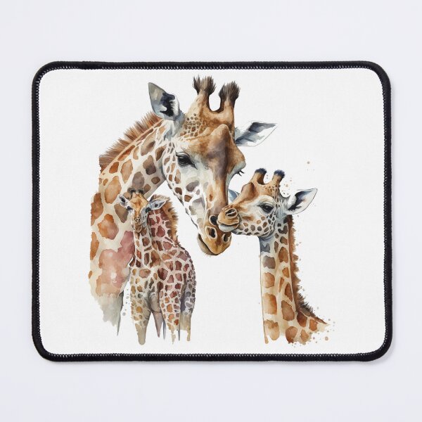 Item preview, Mom and baby giraffe designed and sold by Clverdesign.