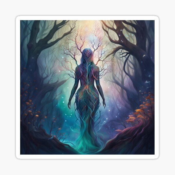 Item preview, The Mermaid of the Forest designed and sold by Syrupulse.
