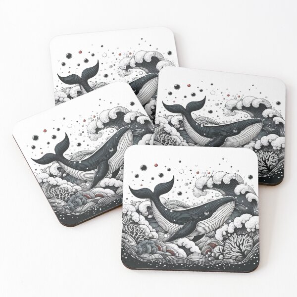 Item preview, Giant whale in the big ocean designed and sold by kankan22.