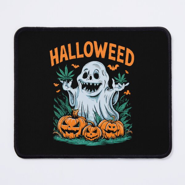 Item preview, Halloweed Halloween Ghost marijuana cannabis weed stoner 420 designed and sold by w1ckerman.
