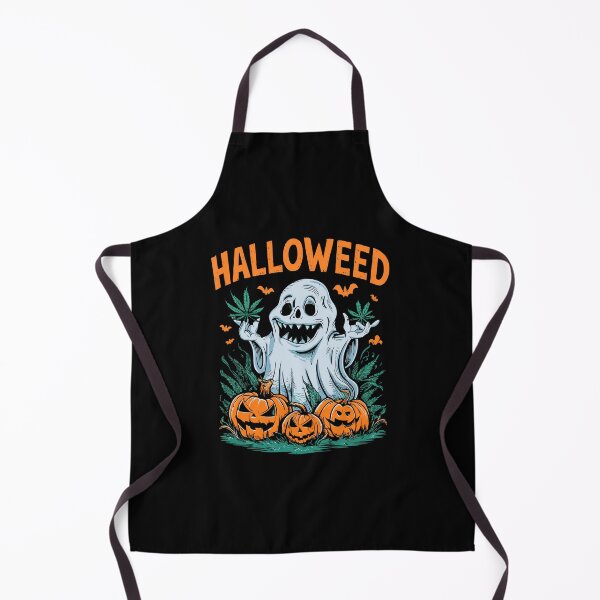 Item preview, Halloweed Halloween Ghost marijuana cannabis weed stoner 420 designed and sold by w1ckerman.