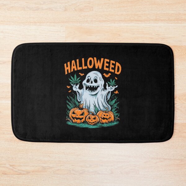 Item preview, Halloweed Halloween Ghost marijuana cannabis weed stoner 420 designed and sold by w1ckerman.