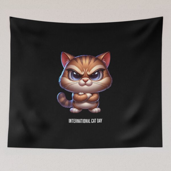 Item preview, Grumpy Cat - International Cat Day designed and sold by Pflugart.