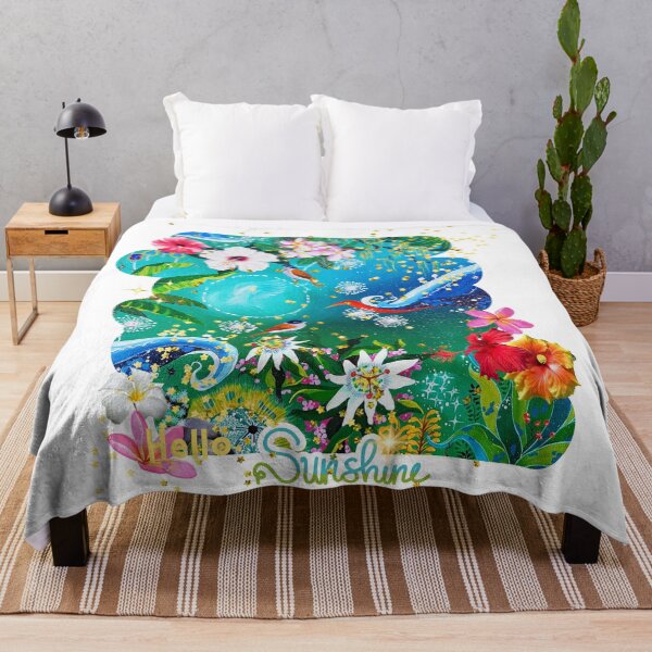 Item preview, Colorful and happy hello sunshine dreamscape designed and sold by GabiVitryArt.