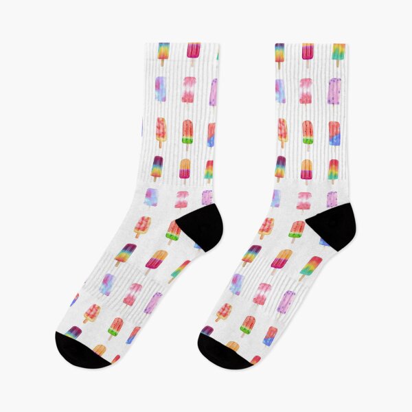 Item preview,  Watercolor Summer Treats - Ice Cream and Popsicles Pattern designed and sold by mann-doodles.