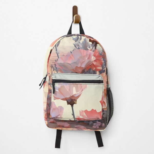Item preview, aesthetic pink flowers in the desert designed and sold by Mauswohn.