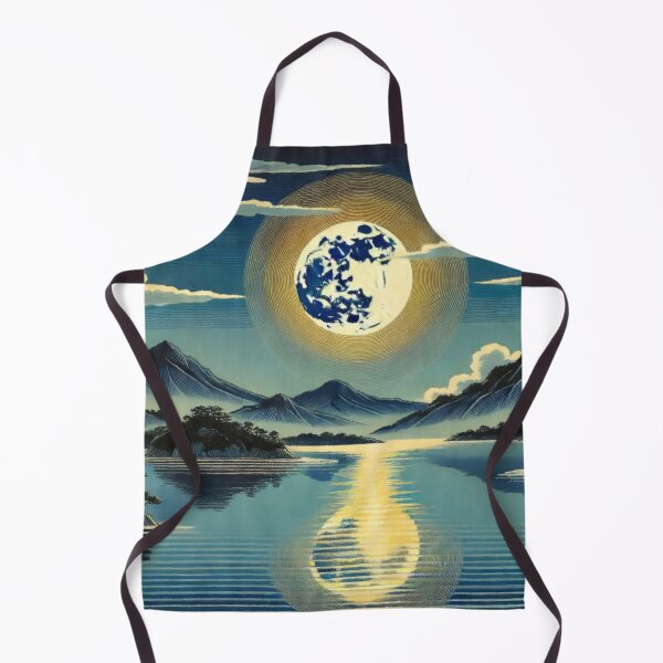 Item preview, Moon Blessing - A Contemporary Ukiyo-e Nature Landscape designed and sold by Kijiermono.