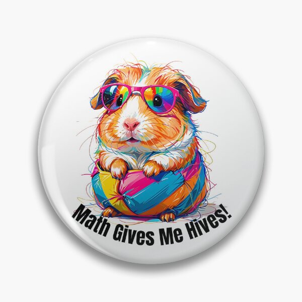 Item preview, Whimsical Guinea Pig with Sunglasses designed and sold by ArchVibe.