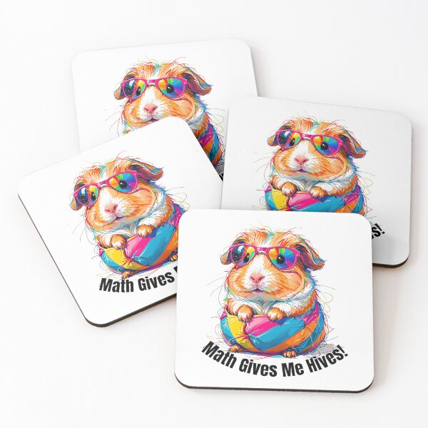 Item preview, Whimsical Guinea Pig with Sunglasses designed and sold by ArchVibe.