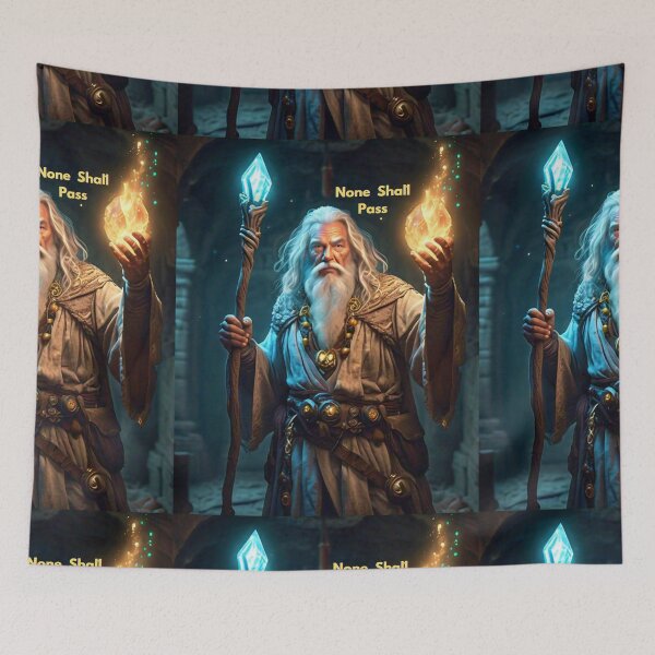 Item preview, Wizard None Shall Pass designed and sold by Highhocreations.