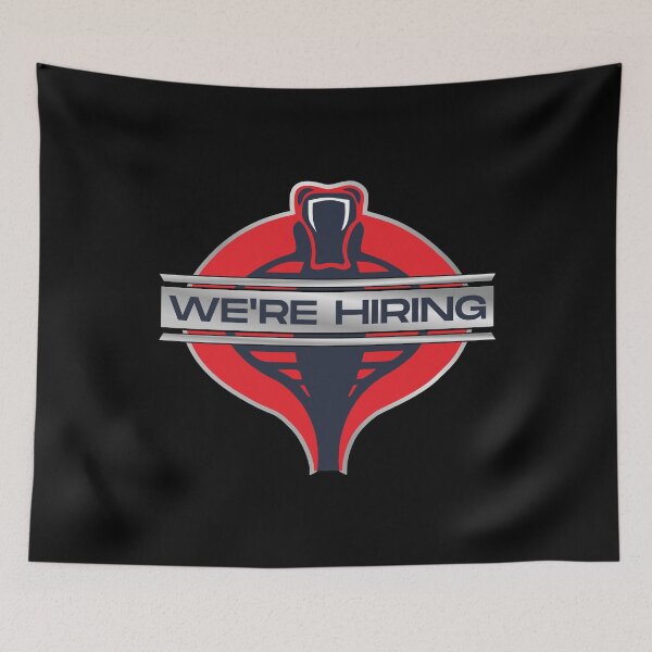 Item preview, Cobra Commander We're Hiring 3 designed and sold by miyazdesignart.