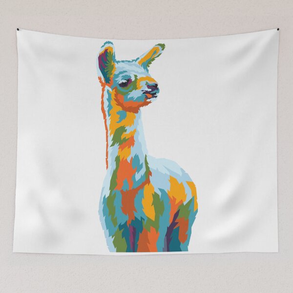 Item preview, Alpaca fullcolor pop art designed and sold by GravicPopart21.