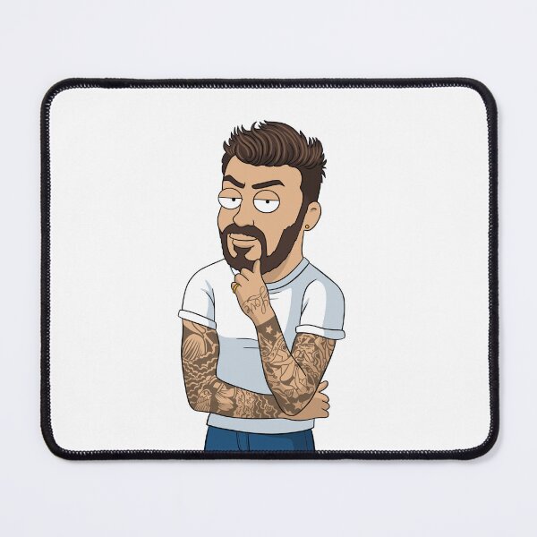 Item preview, Cartoon David Beckham designed and sold by MariaPencilArt.