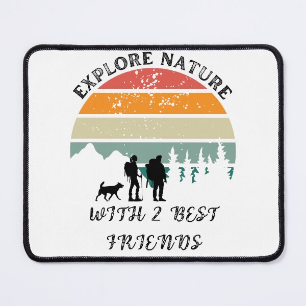 Item preview, exploring nature with partner and dog designed and sold by IFarty.