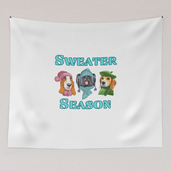Item preview, Sweater Season | Dog Trio designed and sold by Graphlie.
