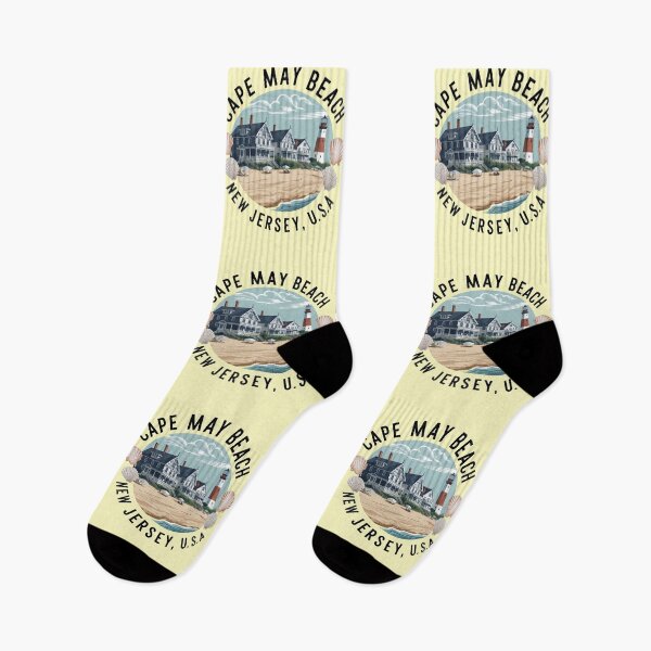 Item preview, Cape May Beach New Jersey designed and sold by Juka Studio.