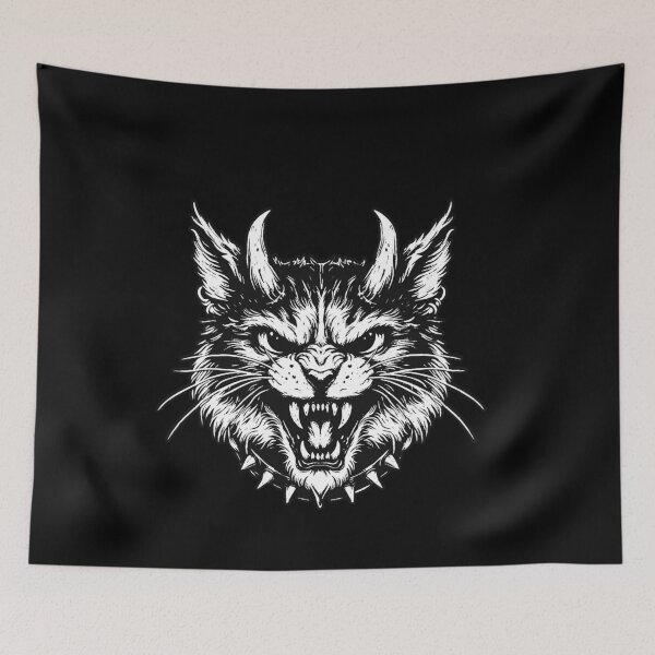 Item preview, Dark Art Cats Beast kitten Animal Vintage Old School Tattoo Vintage designed and sold by MORSPECTIVE.