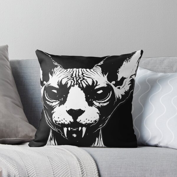 Artikelvorschau, Dunkle Kunst Katzen Bestie Kätzchen Tier Vintage Old School Tattoo Vintage entworfen und verkauft von MORSPECTIVE.