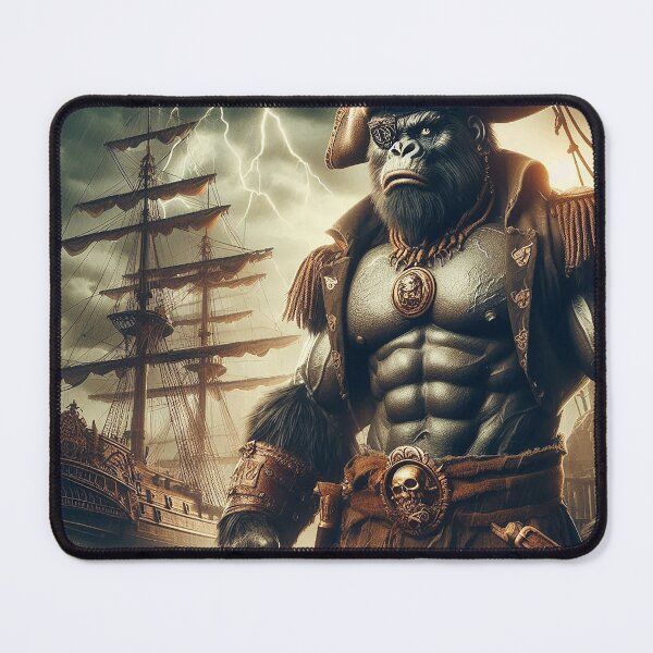 Item preview, Pirate Gorilla Commander designed and sold by nipunab.