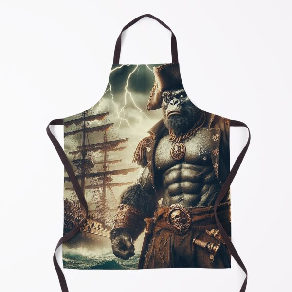 Item preview, Pirate Gorilla Commander designed and sold by nipunab.