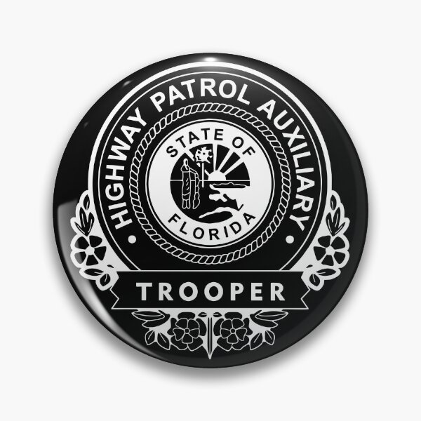 Item preview, FLORIDA HIGHWAY PATROL TROOPER BACK MOTOR CYCLE UNIT POLICE designed and sold by miyazdesignart.