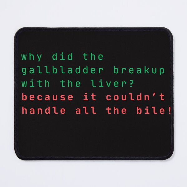 Item preview, tickled by bile: hilarious gallbladder antics designed and sold by aishtistic-art.
