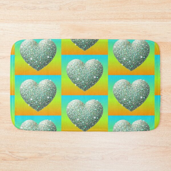 Item preview, Sparkle with Pride - Green Glitter Heart Design designed and sold by SportyAndArtful.