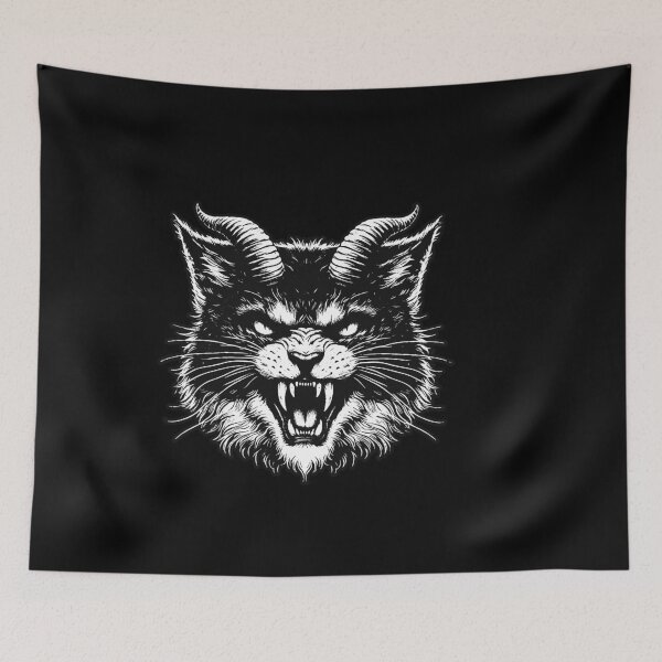 Item preview, Dark Art Cats Beast kitten Animal Vintage Old School Tattoo Vintage designed and sold by MORSPECTIVE.