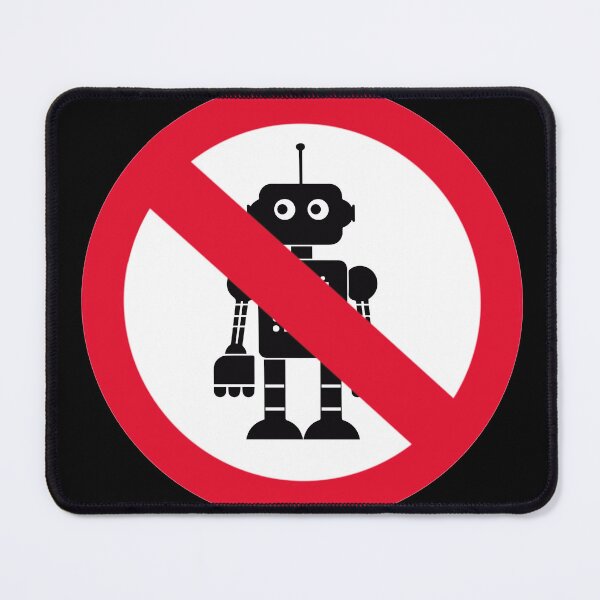 Item preview, Stop AI and Ban Artificial Intelligence No AI designed and sold by MarcinJ84.