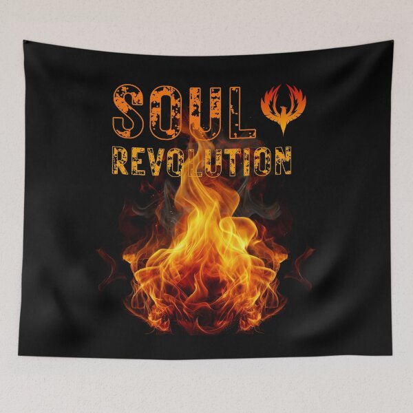 Item preview, Unleash your inner fire! Join the Soul Revolution - a blazing movement of self-empowerment and transformation. Rise above the ashes, ignite your passions, and become the phoenix of your own life. designed and sold by Zbigniew  Skrodzki.