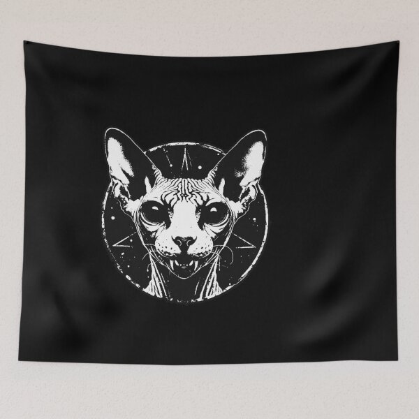 Item preview, Dark Art Cats Beast kitten Animal Vintage Old School Tattoo Vintage designed and sold by MORSPECTIVE.