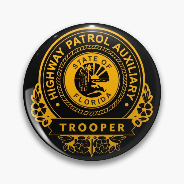 Item preview, FLORIDA HIGHWAY PATROL TROOPER BACK MOTOR CYCLE UNIT POLICE 3 designed and sold by miyazdesignart.