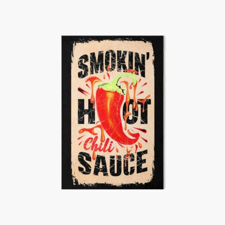 Vista previa del artículo con la obra «Salsa de chile picante ahumado», diseñado y vendido por hitNmiss.