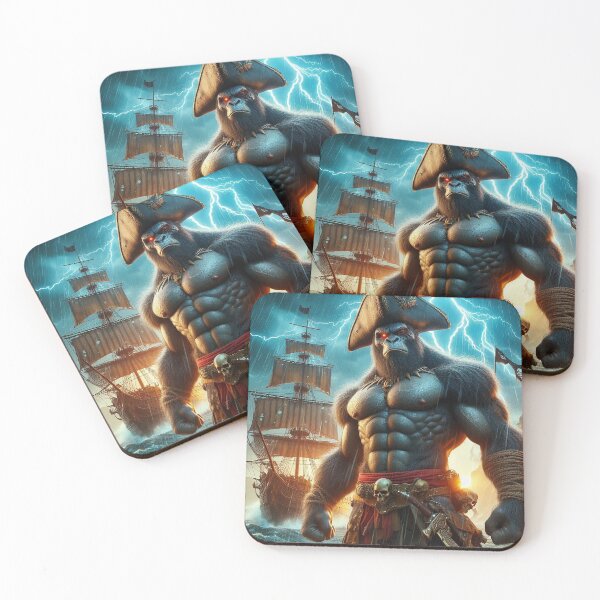 Item preview, Pirate Gorilla Commander designed and sold by nipunab.
