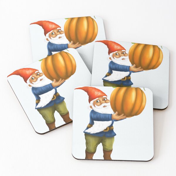 Item preview, Gnome with Pumpkin designed and sold by Subhadeep Ghosh.