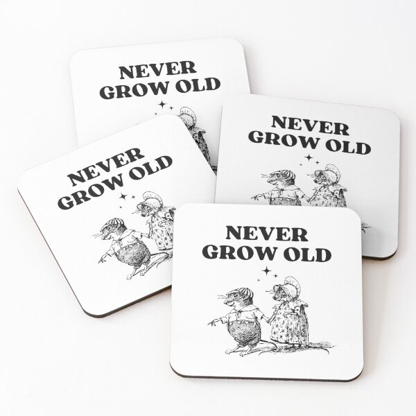 Item preview, Never Grow Old,Funny men's Tee,Cute Animals, Funny Women's Weird Cute Tee designed and sold by SnuggleSafari.