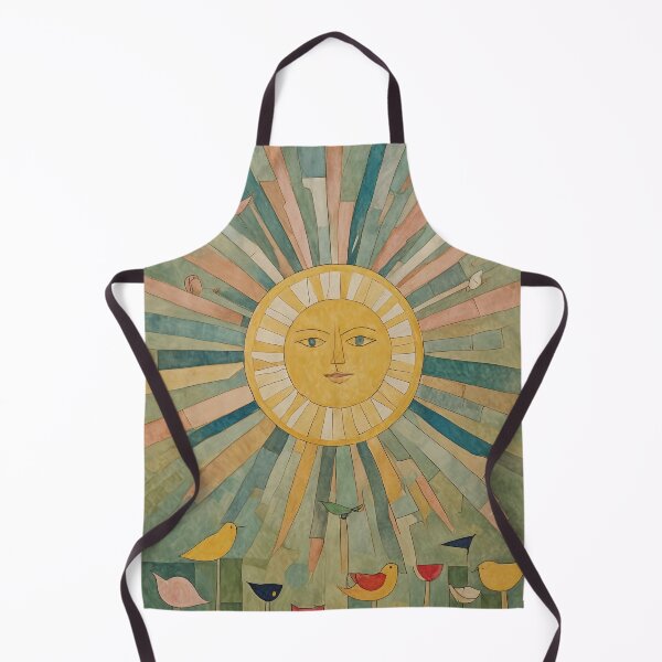 Item preview, Radiant Dawn: Pastel Sun and Birds Abstract Design designed and sold by Lizetteh.
