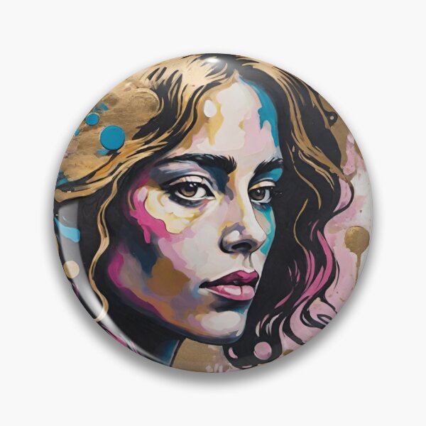 Item preview, Woman - Graffiti - Gold and Pink designed and sold by IHImage.