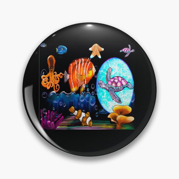 Item preview, Tropical fish coral reef. The top 10 Best fishing gifts and gift ideas for fish lovers. Nautical  designed and sold by Artonmytee.